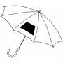 Automatic windproof stick umbrella WIND, blue